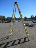 FEATHER LITE 10' A-FRAME FIBERGLASS LADDER