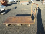 METAL ROLLING CART W/6WHEELS