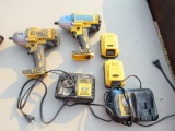 (2) DEWALT ROTO HAMMER DCH273 W/(2) BATTERIES & CHARGERs