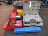 ASSORTED SOCKET SETS(INCOMPLETE) IN PLASTIC BOXES