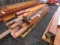 ASSORTED SIZE & LENGTH WOOD BEAMS