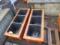 (2) 3 COMPARTMENT CEDAR PLANTER BOXES