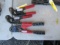 (3) ASSORTED PEX CRIMP TOOLS