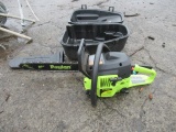 POULAN P3416 GAS POWERED CHAIN SAW W/CASE