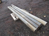 (4) ASSORTED SIZE STEEL PIPE