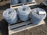 (3) ROLLS OF BARBED WIRE