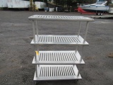 4 SHELF METAL CART