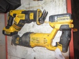 (2) DEWALT 20V RECIPROCATING SAWS W/ BATTERIES