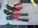 (3) ASSORTED PEX CRIMP TOOLS