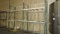 PALLET RACKING - (3) 3'6'' X 12' UPRIGHTS & 8' CROSS ARMS