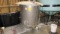 450 GALLON STAINLESS STEEL TANK W/ MIXER MOUNTED ON A PLATFORM