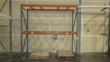 PALLET RACKING - (3) 3'8'' X 10' UPRIGHTS & 8' CROSS ARMS