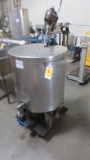 50 GALLON STAINLESS STEEL TANK W/ MIXER