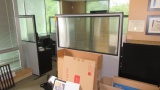 CUBICLE DIVIDERS & 4 WORK STATIONS