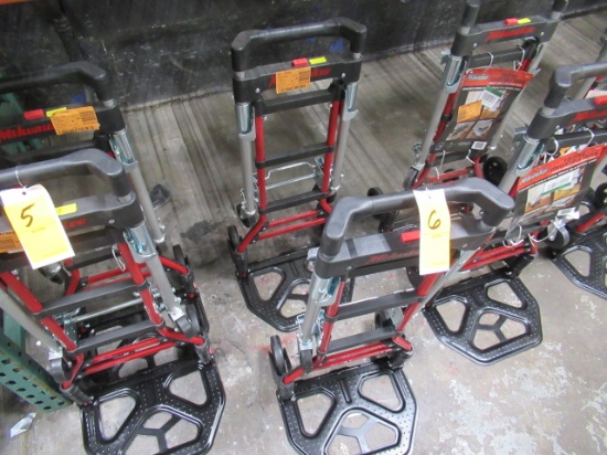 (2) MILWAUKEE COLLAPSIBLE HAND TRUCKS