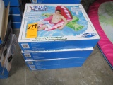 (4) SWIMWAYS INFLATABLE POOL FLOAT