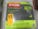 RYOBI VARIABLE SPEED DRILL