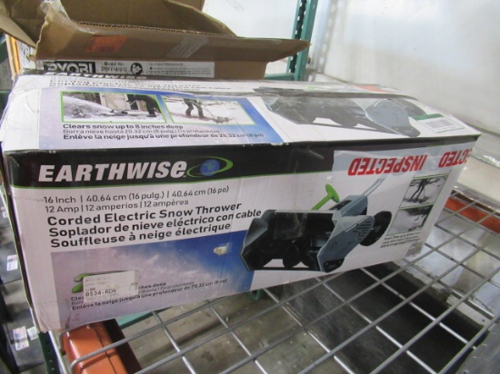 EARTHWISE 16'' ELECTRIC SNOW THROWER