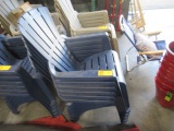 (6) ADIRONDACK CHAIRS (MIDNIGHT)