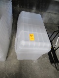 (2) PLASTIC TOTES W/LIDS