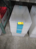 (10) PLASTIC TOTES (NO LIDS)