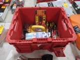 MILWAUKEE CRATE W/ASSORTED TOOLS