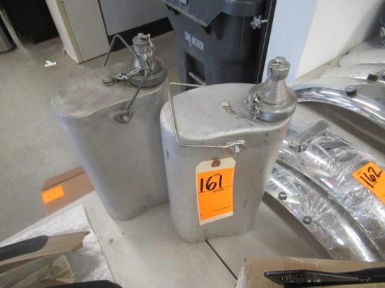 (2) ALUMINUM GAS CANS