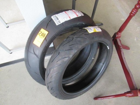 DUNLOP Q3 SPORTMAX 180/55ZR17 & PIRELLI DIABLO ROSSO III 120/70ZR17 TIRES