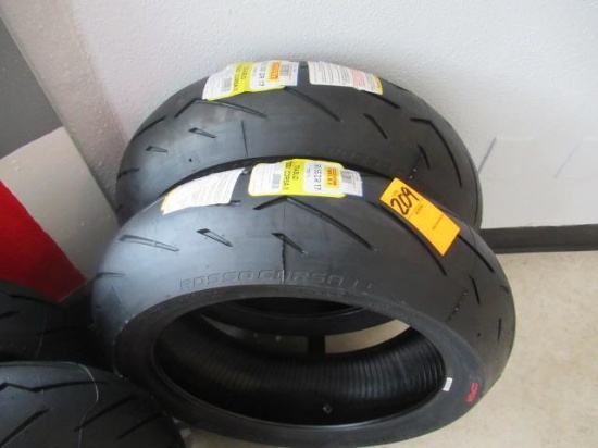 (2) PIRELLI DIABLO CORSA II 190/55ZR17 TIRES