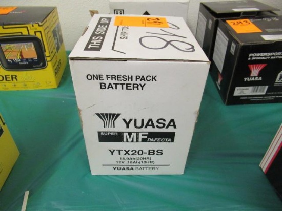 YUASA YTX20-BS 12V BATTERY