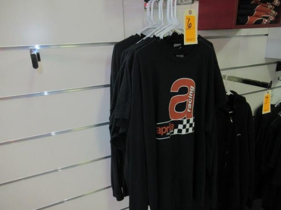 ASSORTED SIZE APRILIA RACING SHIRTS