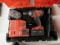 MILWAUKEE M18 DRILL W/(2) BATTERIES, CHARGER & CASE