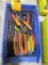 ASSORTED SNAP RING PLIERS, WIRE STRIPPERS & DEBUR TOOLS