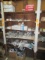 CONTENTS OF SHELF - ASSORTED PLUMBING FITTINGS & VALVES