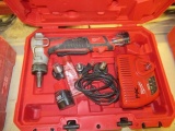 MILWAUKEE M12 PROPEX EXPANSION TOOL W/(2) BATTERIES, CHARGER & CASE