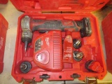 MILWAUKEE M12 PROPEX EXPANSION TOOL W/(2) BATTERIES, CHARGER & CASE