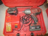 MILWAUKEE M18 1/2'' IMPACT WRENCH W/(2) BATTERIES, CHARGER & CASE