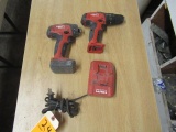 HILTI 22V CORDLESS IMPACT DRIVER & DRILL W/(1) BATTERY & CHARGER