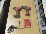 HILTI 22V CORDLESS IMPACT DRIVER & DRILL W/(1) BATTERY & CHARGER