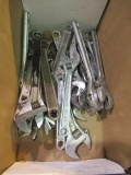 ASSORTED ADJUSTABLE WRENCHES
