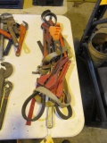 ASSORTED STRAP WRENCHES