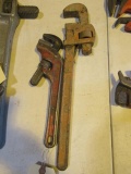 (2) ADJUSTABLE WRENCHES