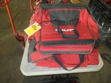 ASSORTED HILTI TOOL BAGS