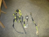 FALL PROTECTION HARNESS, LANYARD & SELF-RETRACTING LIFELINE