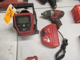 MILWAUKEE M12 IMPACT DRIVER & AIR COMPRESSOR W/CHARGER