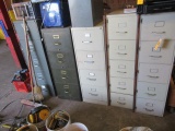 (5) FOUR DRAWER FILE CABINETS