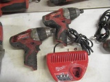 (2) MILWAUKEE M12 IMPACT DRIVERS W/CHARGER