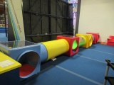 PLASTIC KIDS PLAY STRUCTURE APPROX. 29' LONG