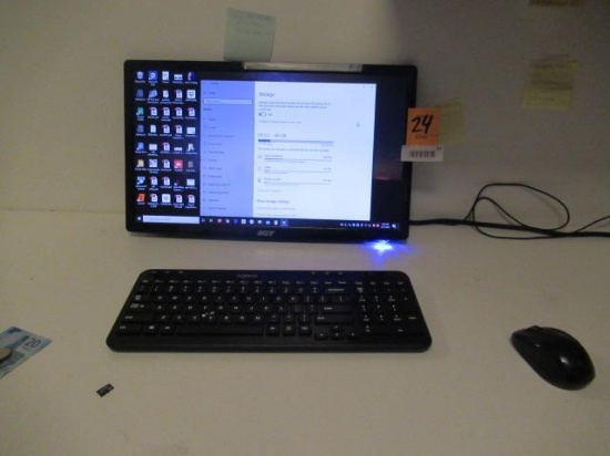 DELL COMPUTER W/ACER MONITOR