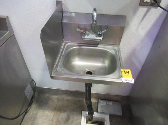 STAINLESS STEEL SINGLE BASIN SINK (*BUYER RESPONSIBLE FOR DISCONNECT & REMOVAL)